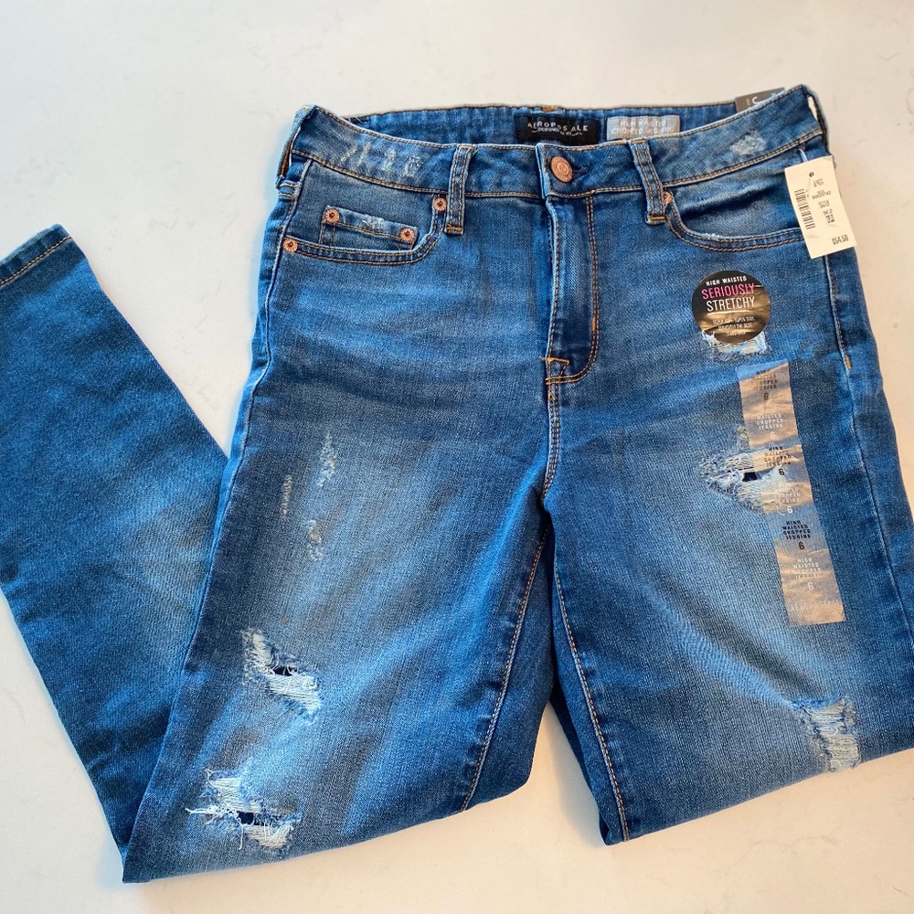 AEROPOSTALE High Waisted Stretchy Jeans